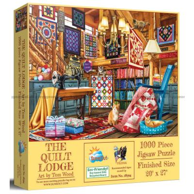 Wood: Kreativa katter, 1000 bitar