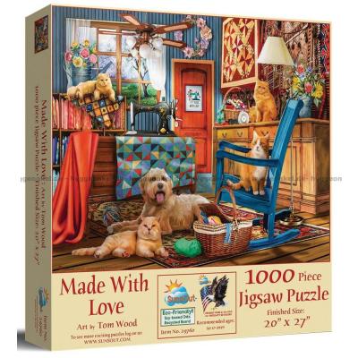 Wood: Mys i det kreativa hörnet, 1000 bitar