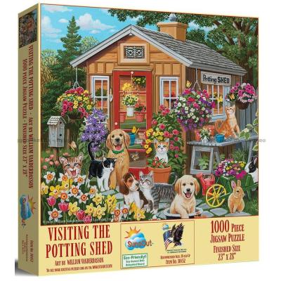 Husdjur och krukor, 1000 bitar