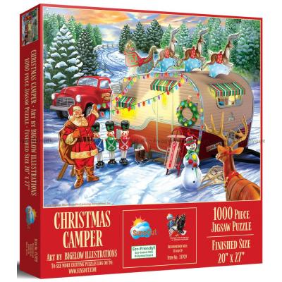 Camping vid juletid, 1000 bitar