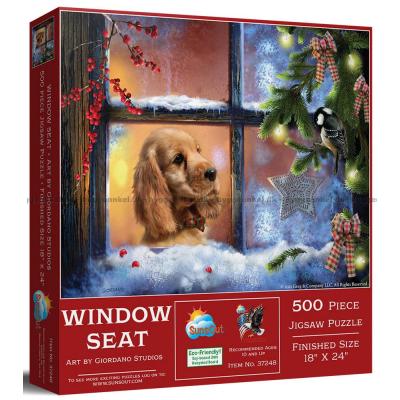 Julmys vid fönstret, 500 bitar