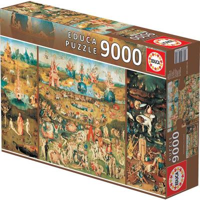 Bosch: Lustarnas trädgård, 9000 bitar