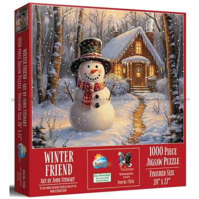 Frostklar morgon, 1000 bitar