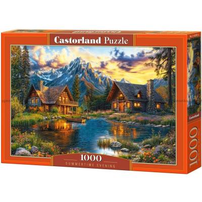 Kvällsstämning vid sjön, 1000 bitar
