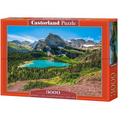 USA: Glacier National Park - Grinnellsjön, 3000 bitar