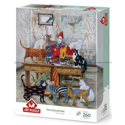 Klovnens färgglada katter, 260 bitar