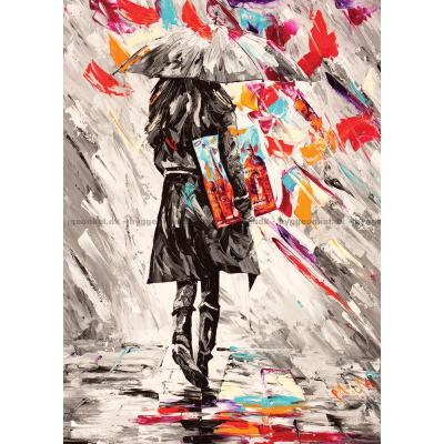 Paraply och penseldrag, 500 bitar