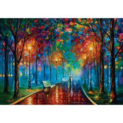 Afremov: Romantik i regnet, 1000 bitar