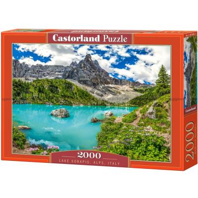 Italien: Sorapissjön, 2000 bitar