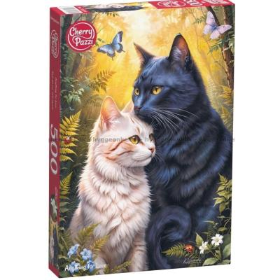 Katternas kärlek i skogen, 500 bitar