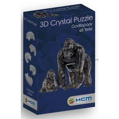 3D: Gorillafamiljen, 48 bitar