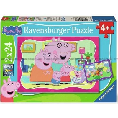 Greta Gris: Familjemys, 2x24 bitar