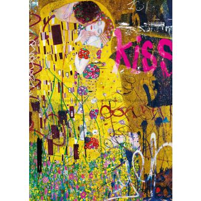 Bild av Klimt: Kyssen - Färgstark tolkning, 1000 bitar