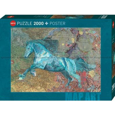 Galopp genom världen, 2000 bitar