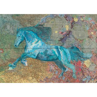 Bild av Galopp genom världen, 2000 bitar