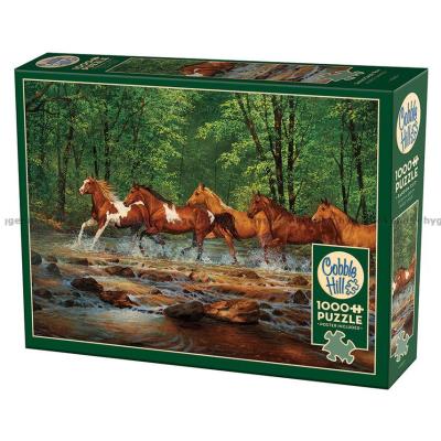 Galopp genom vattnet, 1000 bitar