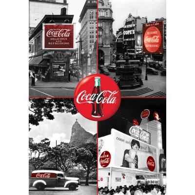 Coca Cola: Nostalgi i svart och rött, 1000 bitar