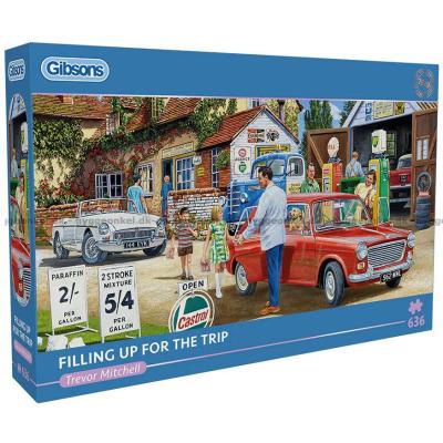 T. Mitchell: På bensinstationen - Panorama, 636 bitar