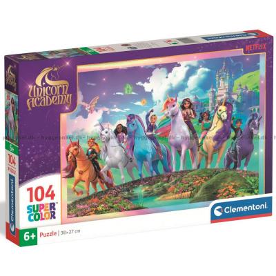 Unicorn Academy: Samlad, 104 bitar