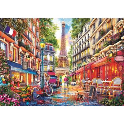 Bild av Davison: Städer i Europa - Paris och Amsterdam, 2x500 bitar