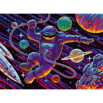 Bild av Astronautens resa - Lyser i mörkret, 200 bitar