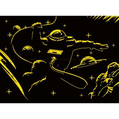 Bild av Astronautens resa - Lyser i mörkret, 200 bitar
