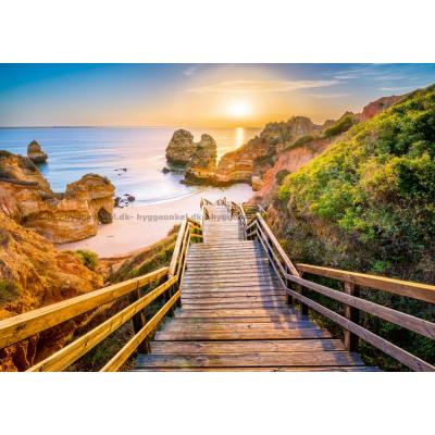 Bild av Trappa mot solnedgången, Algarve, 1000 bitar