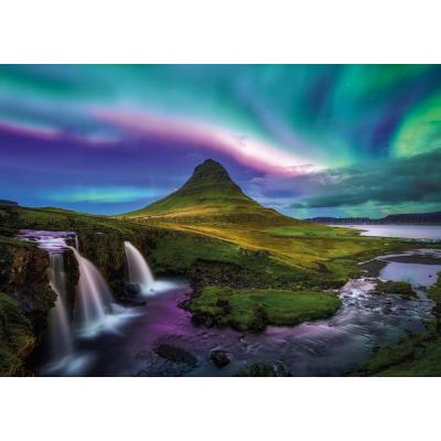 Bild av Norrsken över Kirkjufell, Island, 1000 bitar