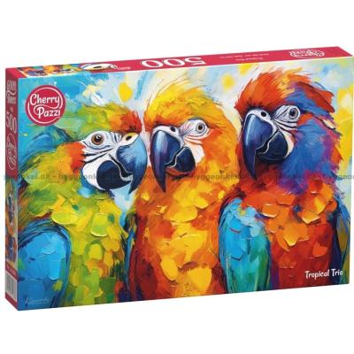 Färgglad trio, 500 bitar