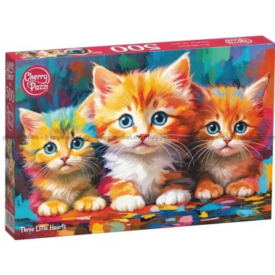 Färgglada kattungar, 500 bitar