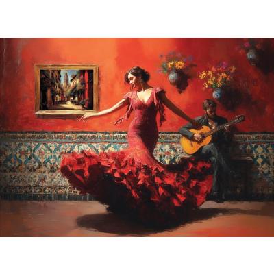 Bild av Flamencons passion, 1000 bitar