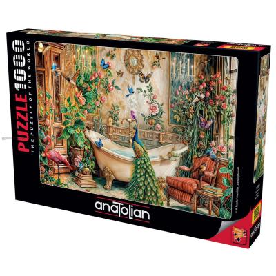 Badrummet med fåglar, 1000 bitar