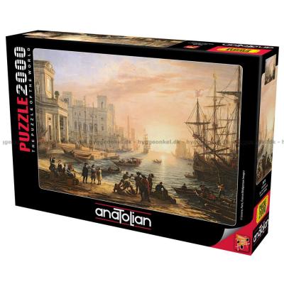 Skepp i kvällsljus, 2000 bitar