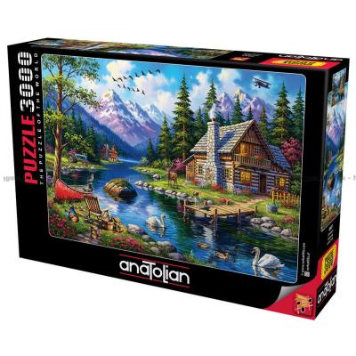 Idyll vid floden, 3000 bitar