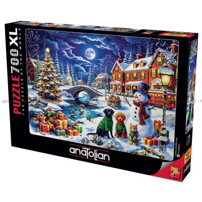 Julmagi i den snötäckta staden, 700 bitar