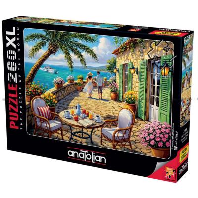 Morgonkaffe på terrassen, 260 bitar