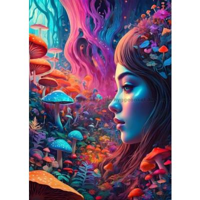 Magisk skogsbotten, 1000 bitar