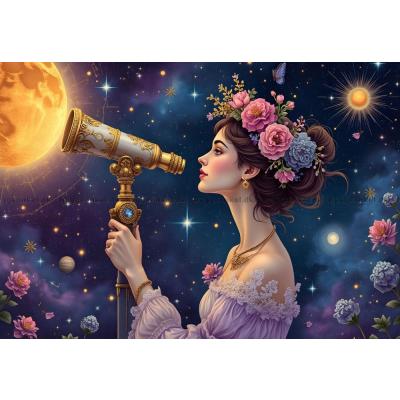 Tittar på stjärnor, 1000 bitar