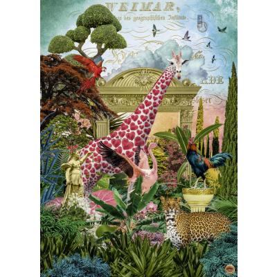 Bild av Sanchez: Giraffens exotiska trädgård, 1000 bitar