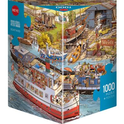 Göbel & Knorr: Sommardag vid hamnen, 1000 bitar