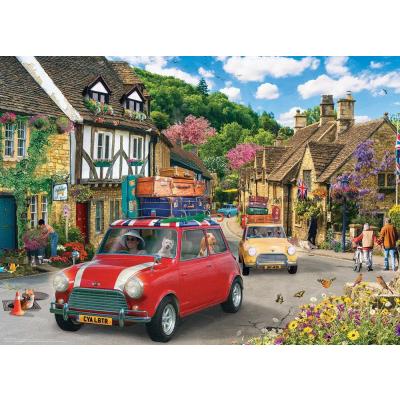 Bild av Sommartur i Mini Cooper, 1000 bitar