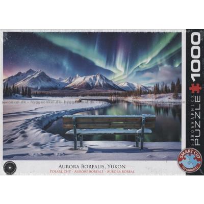 Norrsken över Yukon, Kanada, 1000 bitar