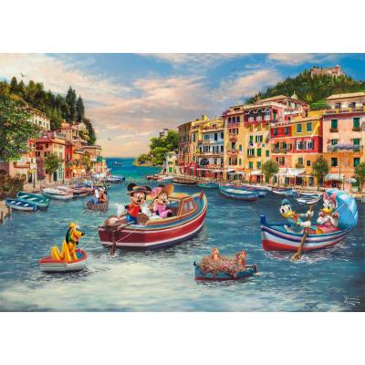 Bild av Disney: Kinkade - Musse och Mimmi i Italien, 1000 bitar