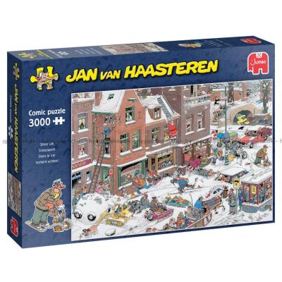 Liv på gatan - vinter, 3000 bitar