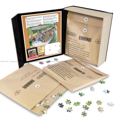 Bild av Wasgij: Pieces Of Evidence - Kryssningen på floden, 2x500 1x1000 bitar