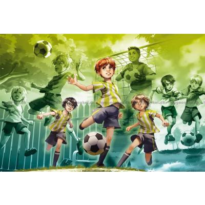 Bild av Fotbollsmatchen är i full gång, 150 bitar