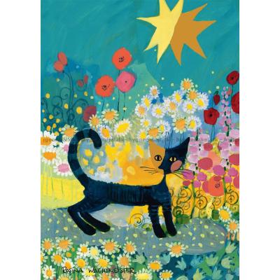 Bild av Wachtmeister: Katten i blomsterhavet, 1000 bitar
