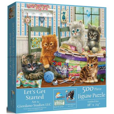 Kreativa kattungar, 500 bitar