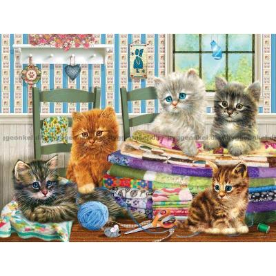 Bild av Kreativa kattungar, 500 bitar