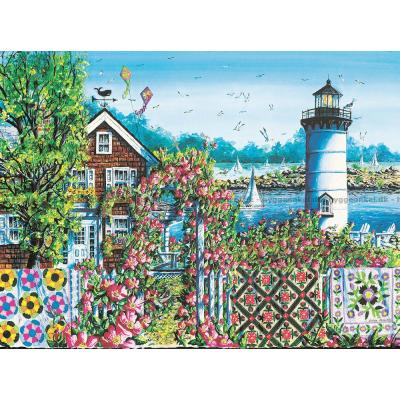 Bild av Fyrtornet i rosenträdgården, 1000 bitar
